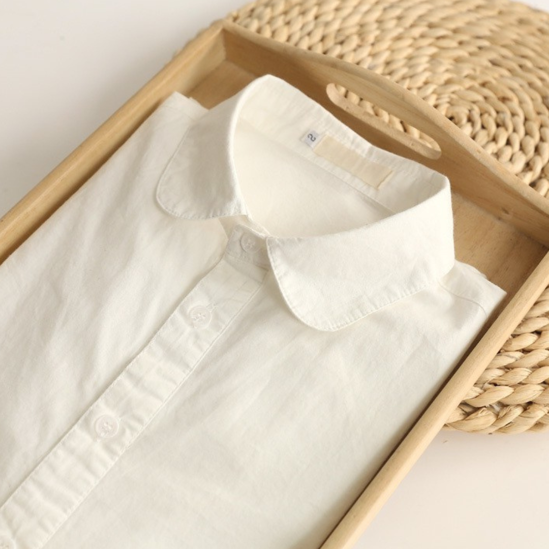 Linen Cotton white shirt for women
