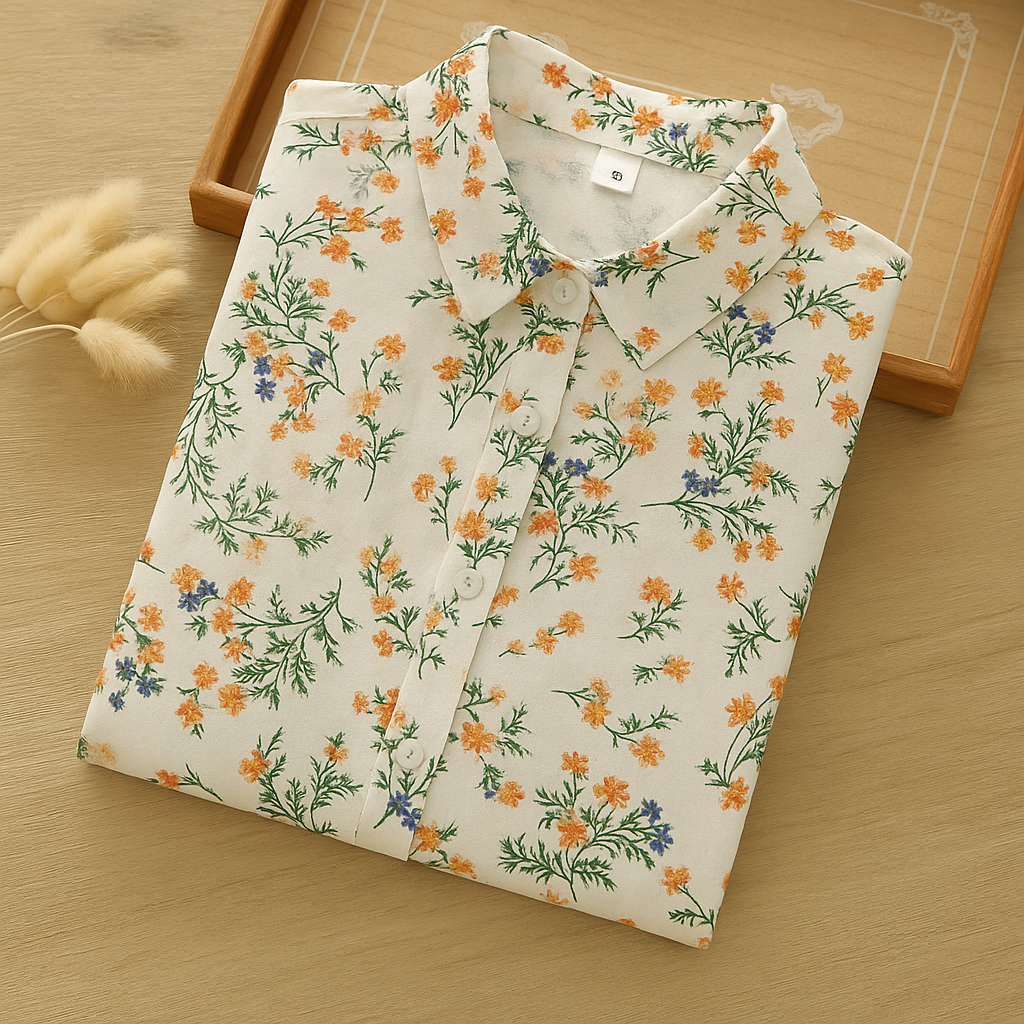 Flower Printed Women Shirt