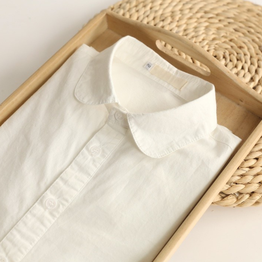 Linen Cotton white shirt for women