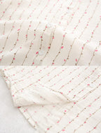 The classic pink line white shirt