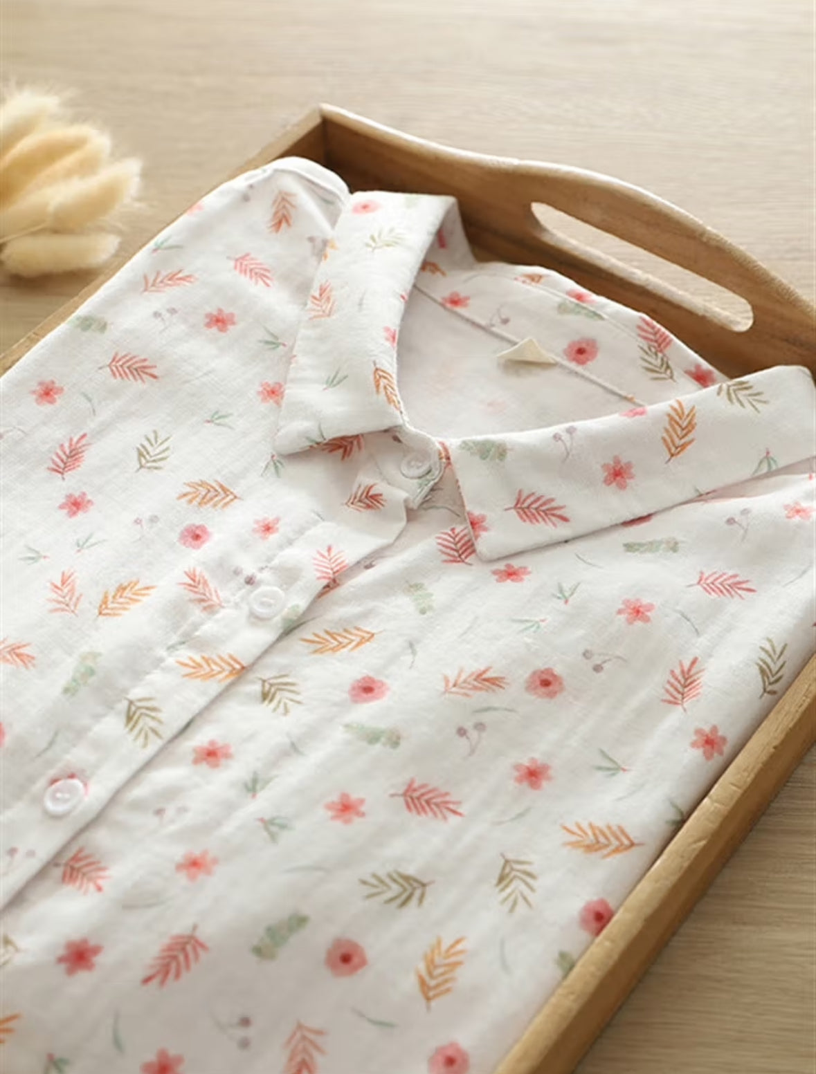 printed women white shirt