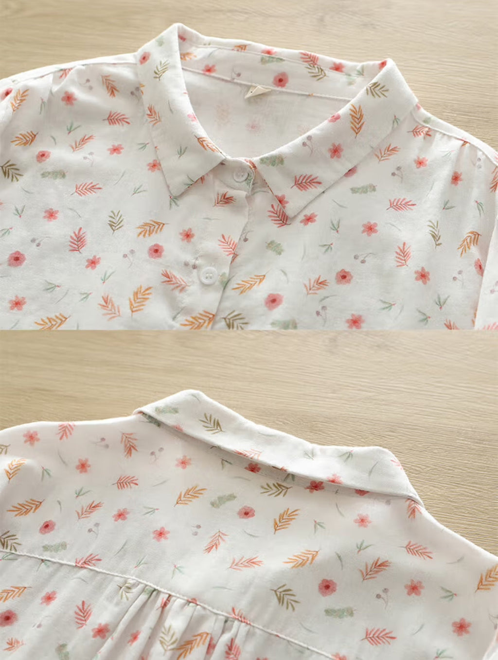 printed women white shirt