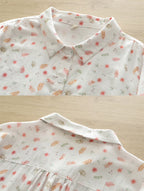 printed women white shirt