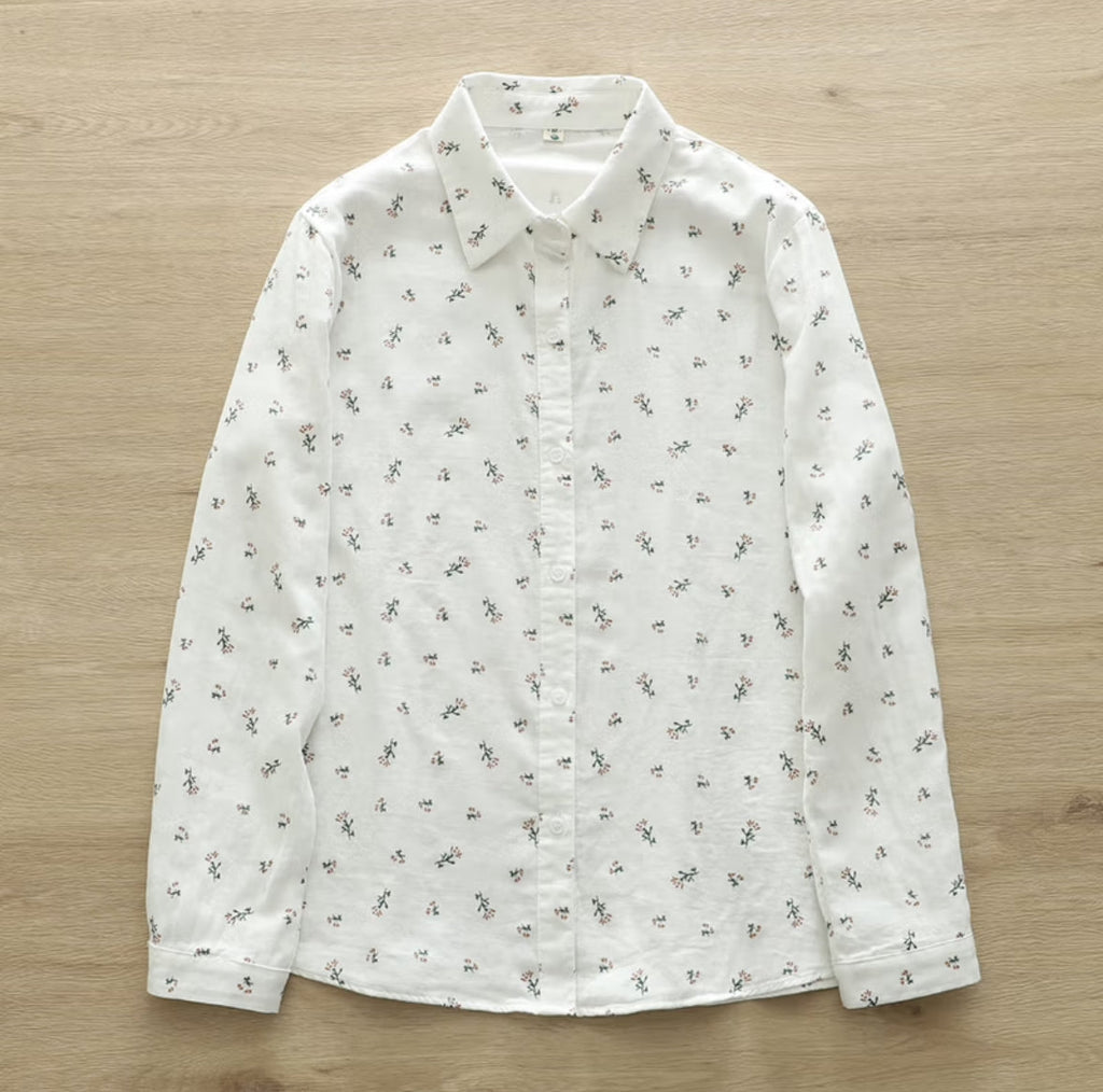 rose print shirt